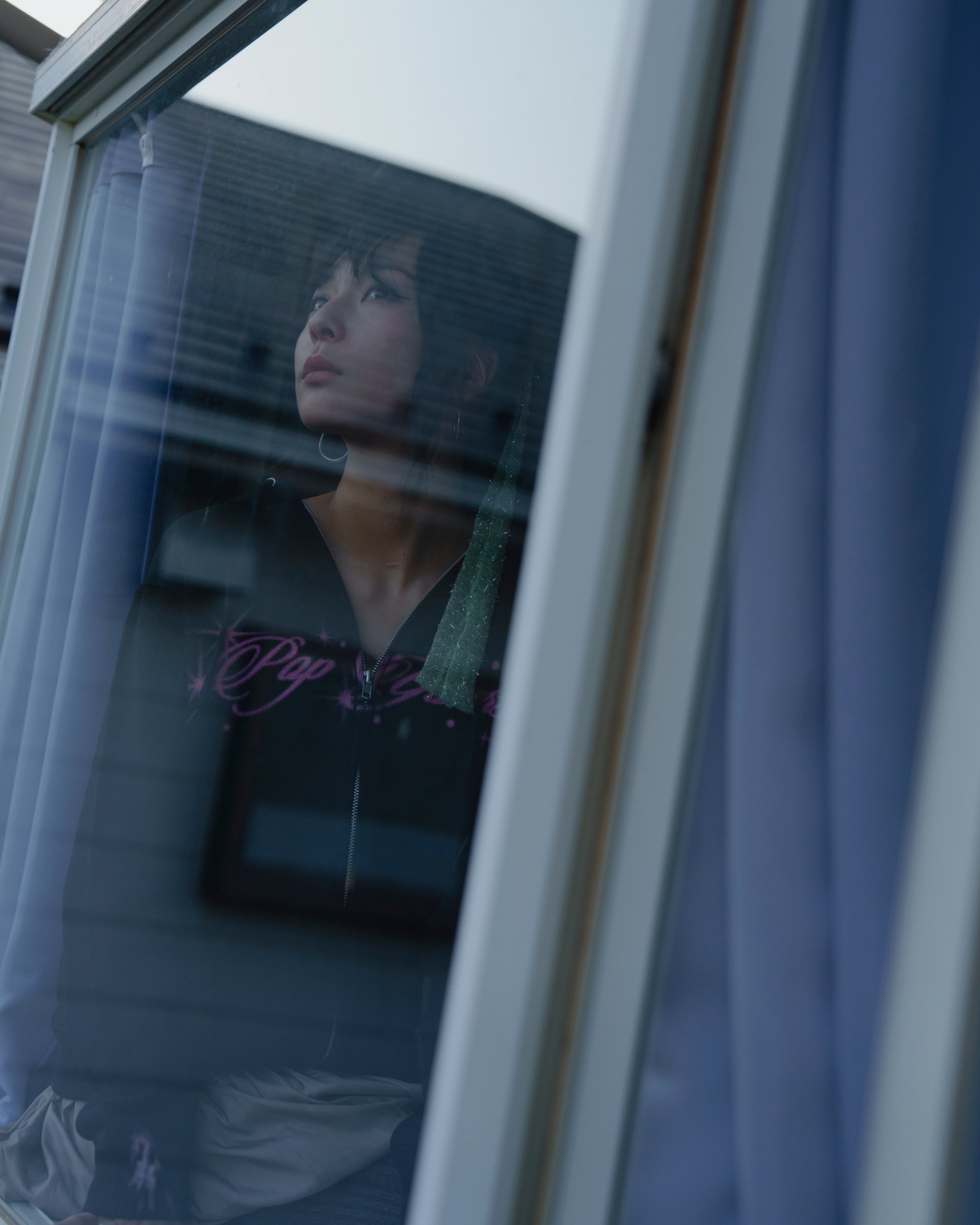 Spray Print Logo Hoodie