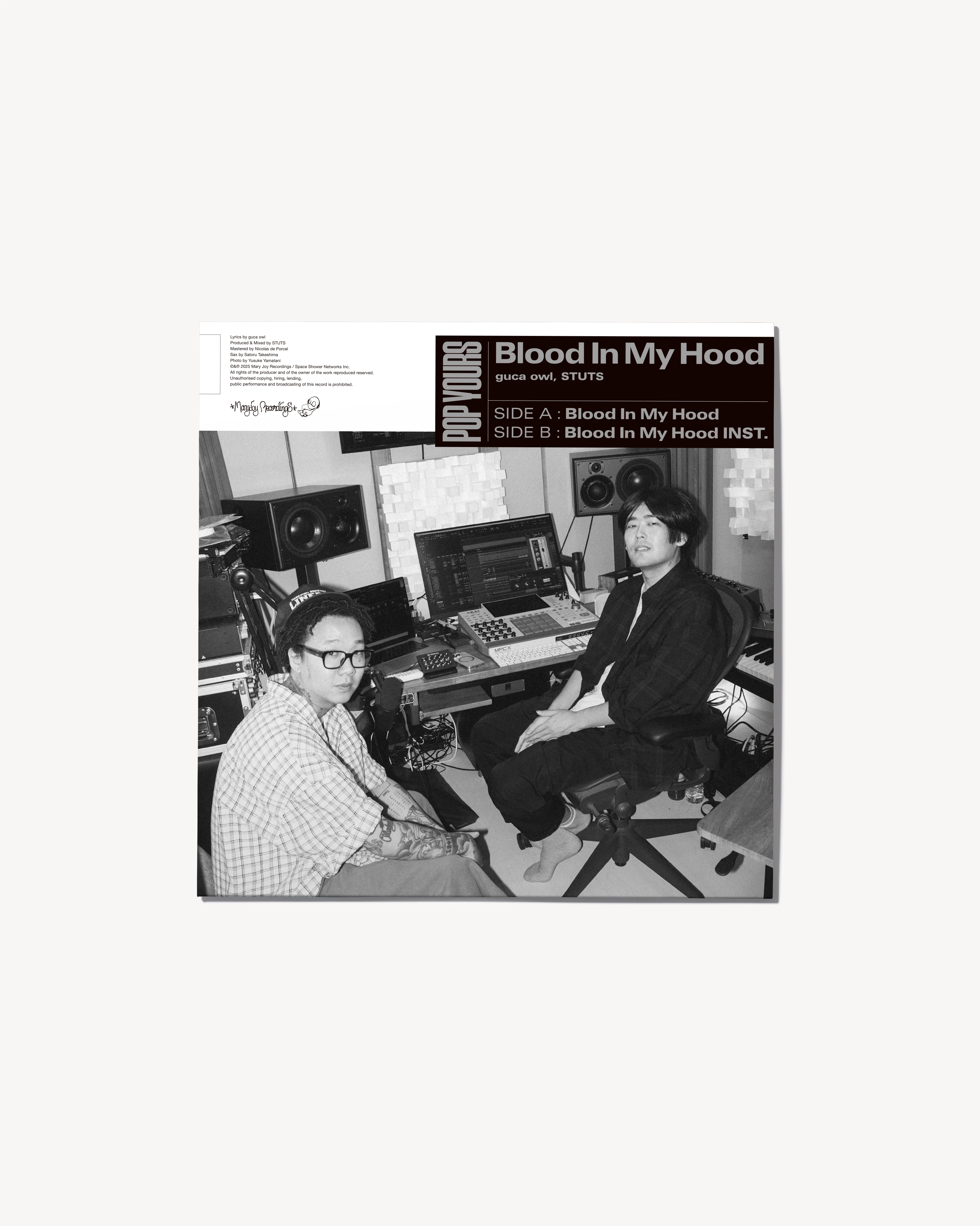 guca owl, STUTS - Blood In My Hood 12inch