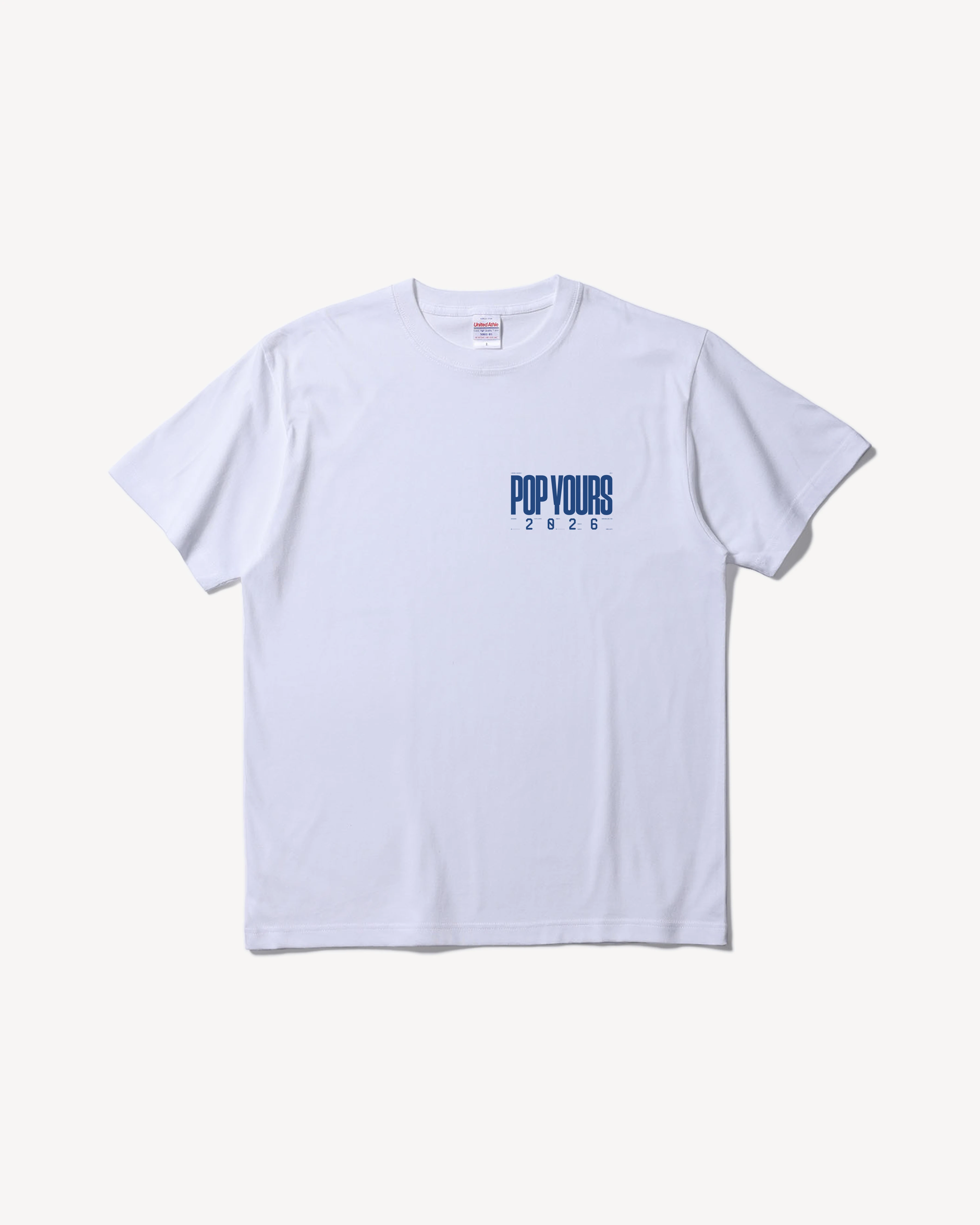 Keiju　Popyours2026限定tシャツ POP YOURS 2026 MERCH】 🆕Vertical Logo Tee ¥4,000 [税込] 大胆な