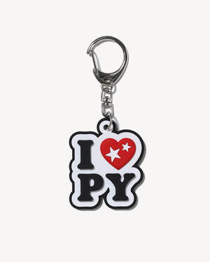 I♡PY Rubber Keychain