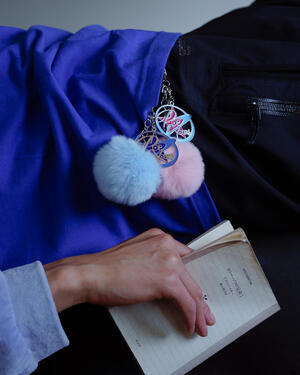 Fur Keychain
