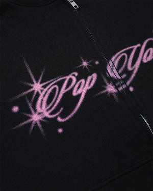 Spray Print Logo Hoodie