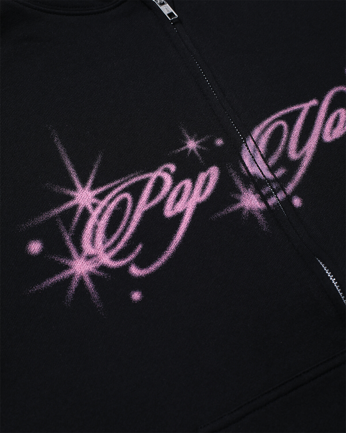 Spray Print Logo Hoodie