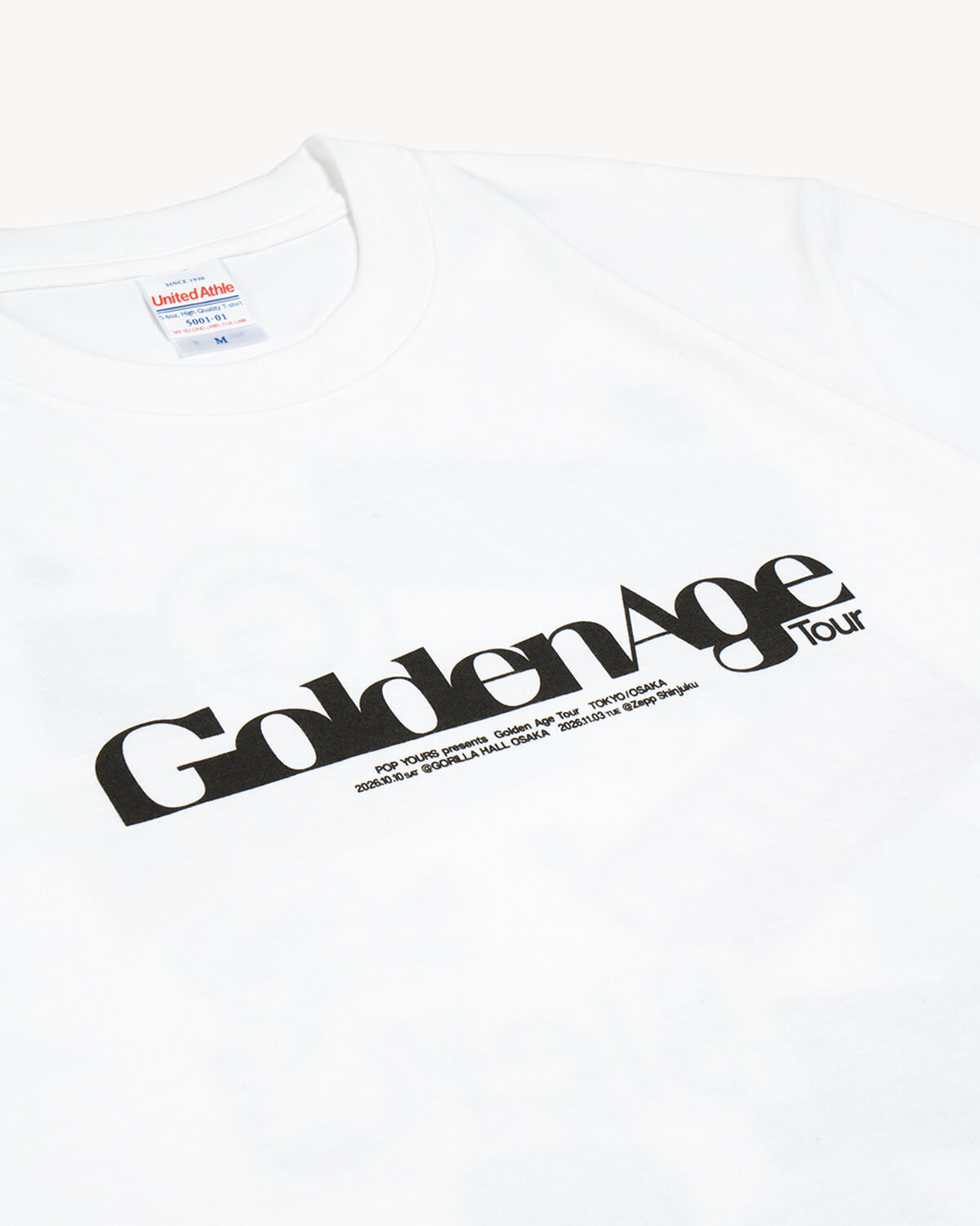 POP YOURS presents Golden Age Tour LINE UP TEE
