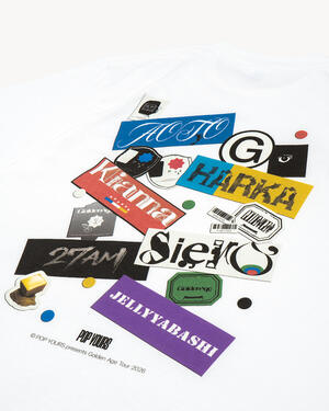 POP YOURS presents Golden Age Tour LINE UP TEE