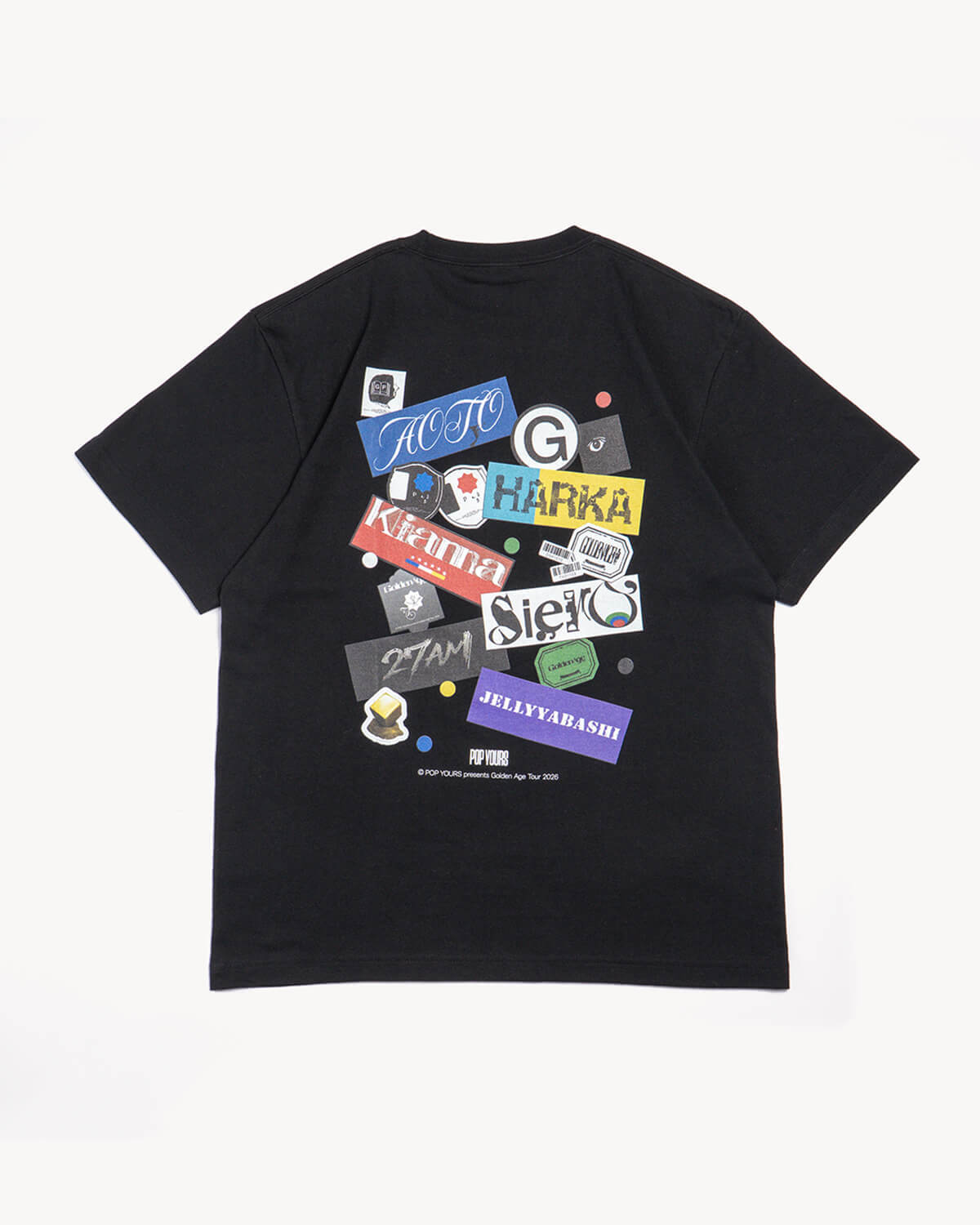 POP YOURS presents Golden Age Tour LINE UP TEE