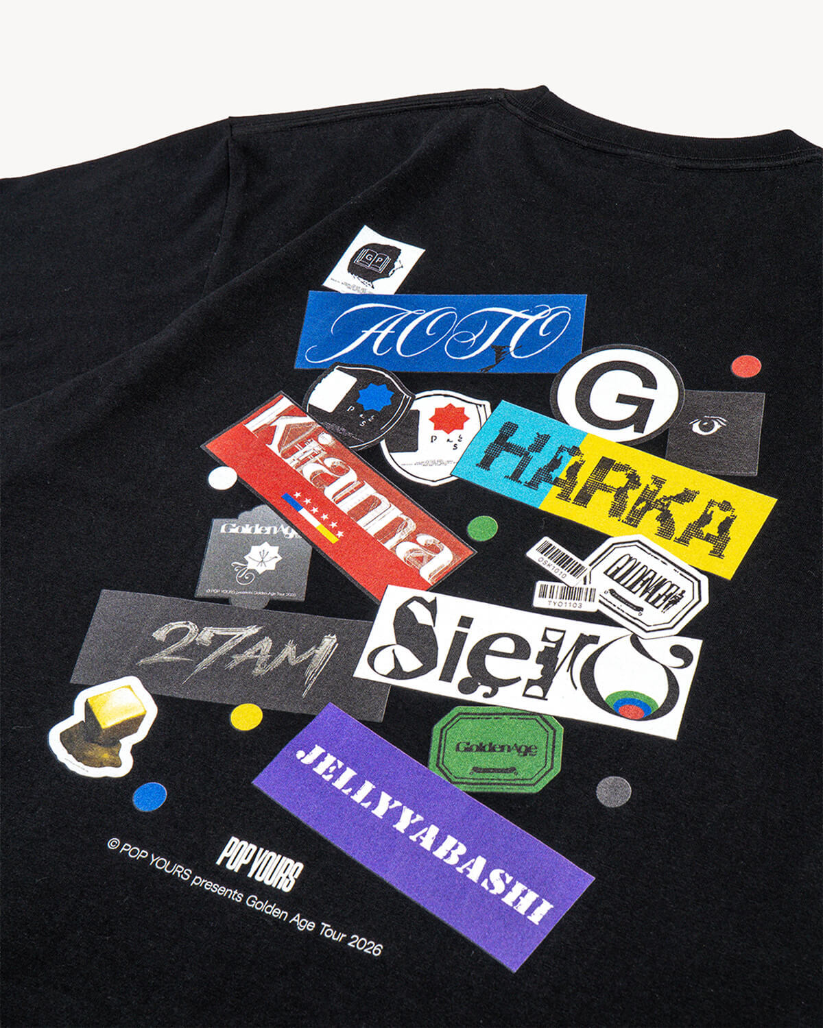 POP YOURS presents Golden Age Tour LINE UP TEE