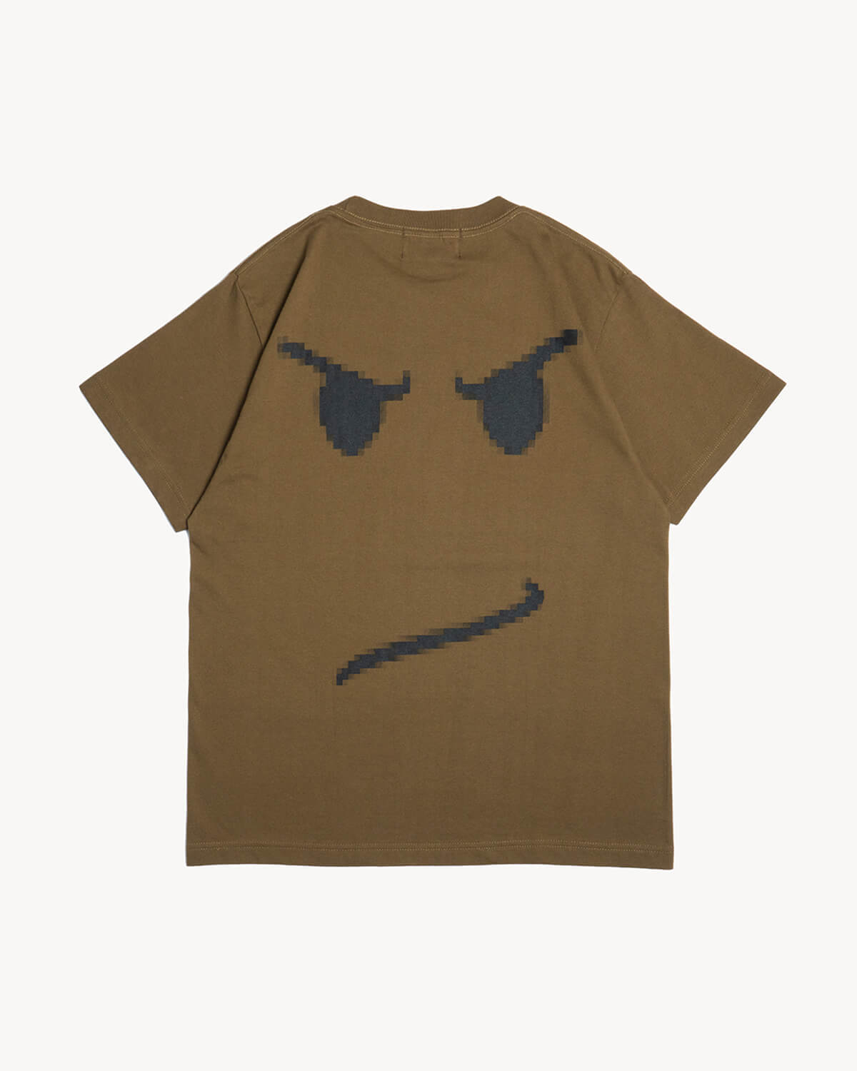 pop yours FACE Tee Khaki