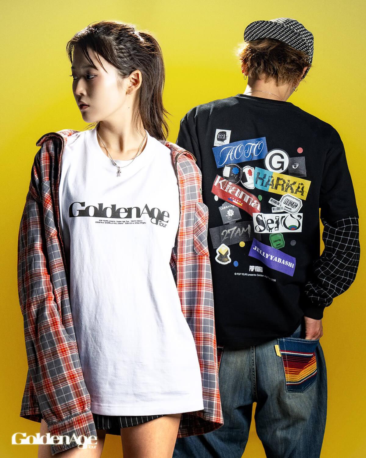 POP YOURS presents Golden Age Tour LINE UP TEE
